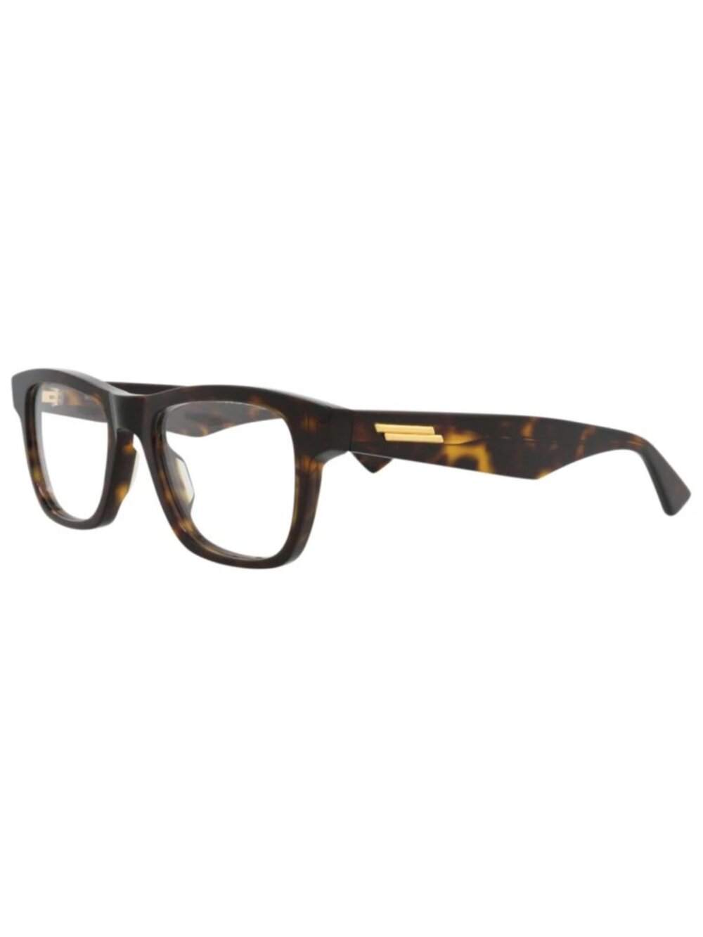 New Bottega Veneta Women's Eyeglasses Square Rectangle Acetate Frame Mens Havana